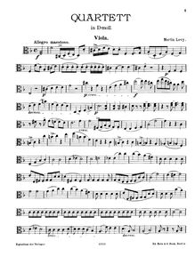 Partition viole de gambe, corde quatuor en D minor, String Quartet No.3?