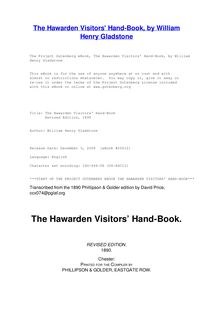 The Hawarden Visitors  Hand-Book - Revised Edition, 1890