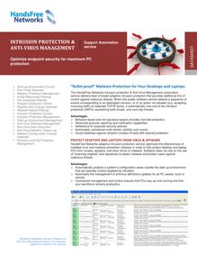 INTRUSION PROTECTION & ANTI-VIRUS MANAGEMENT