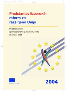 Predstavitev lizbonskih reform za razÅ¡irjeno Unijo