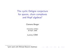 The cyclic Deligne conjecture for spaces chain complexes