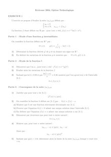 Ecricome 2004 mathematiques classe prepa hec (stg)