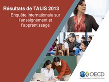 Résultat TALIS 2013
