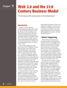 Web 2.0 and the 21st Century Business Model