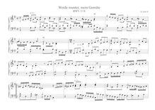 Partition 3, Werde munter, mein Gemüte, BWV 1118, pour Neumeister Collection, BWV 1090-1120