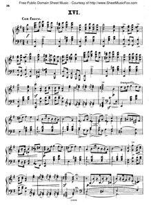 Partition No.16, Polish National Dances, Op.3, Scharwenka, Xaver