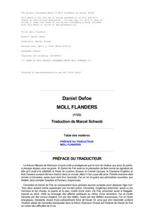 Moll Flanders par Daniel Defoe