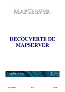 DECOUVERTE DE MAPSERVER