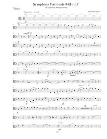 Partition altos, Symphony No.4  Pastorale , Symphony on Canadian Folk Themes