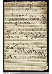 Partition complète, Concertino pour clavecin et 2 violons en G major