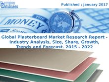 Latest Plasterboard Market Research Report 2015 to 2022