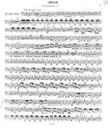 Partition violoncelle 2 , partie, Symphony No.6, Pastoral, F major