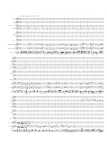 Partition , Adagio appassionato, Symphony nr. 4, A Major, Soldá, Fábio