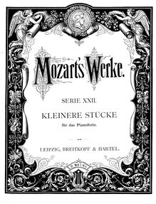 Partition complète, Minuet, Menuett, G major, Mozart, Wolfgang Amadeus par Wolfgang Amadeus Mozart