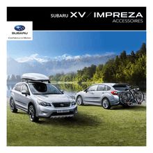 Catalogue accessoire Subaru XV et Impreza