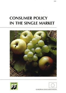 Consumer policy in the single market