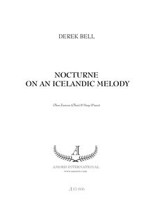 Partition complète et parties, Nocturne on an Icelandic Melody