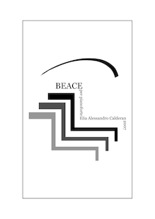 Partition complète avec cover, BEACE, Calderan, Elia Alessandro