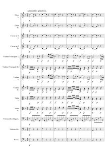 Partition , Andantino grazioso, Concertone, Concertone No.2, C major