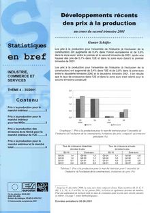 35/01 STATISTIQUES EN BREF - TH. 4 INDUSTRIE, COMMERCE ET SERVI
