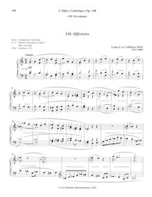 Partition 1, Offertoire (C major), L’Office Catholique, Op.148, Lefébure-Wély, Louis James Alfred