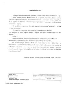 Italien 2002 Brevet (filière générale)