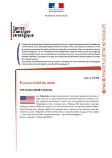 Centre d analyses stratégiques: panorama des questions sociales: mars 2013