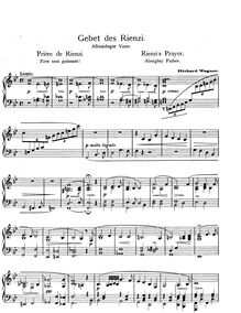 Partition complète, Rienzi, der Letzte der Tribunen, Wagner, Richard par Richard Wagner