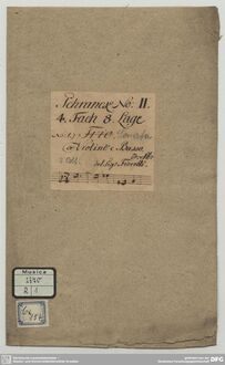 Partition complète, violon Sonata en G minor, G minor, Fiorelli, Carlo