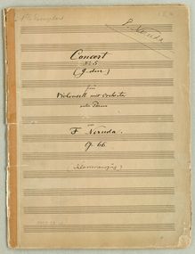 Partition complète, Concert No. 5 en G-dur für Violoncell, Op.66
