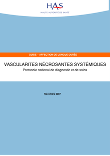 ALD n°21 - Vascularites nécrosantes systémiques - ALD n° 21 - PNDS sur Vascularites nécrosantes systémiques