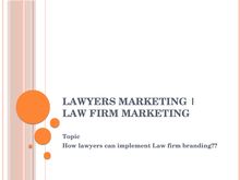 Lawyers Marketing | Law Firm Marketing