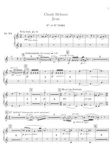 Partition cor 1/2, 3/4 (F), Debussy, Claude