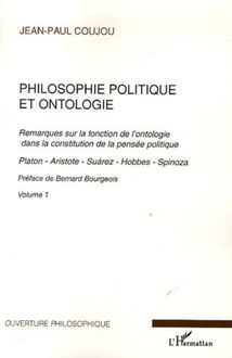 Philosophie politique et ontologie 1