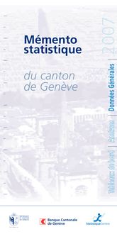 Mémento statistique du canton de Genève 2007