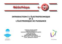 Introduction à l électronique de puissance - DEA d Électronique  de ...