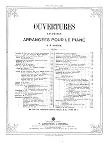 Partition complète, Lustspiel-Ouverture, Kéler, Béla par Béla Kéler