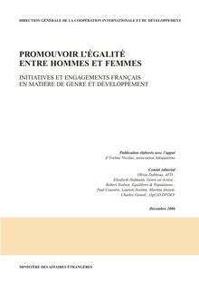 Document complet - PROMOUVOIR L ÉGALITÉ ENTRE HOMMES ET FEMMES