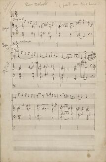 Partition complète, Pièce pour orgue et violon, C major, Séverac, Déodat de