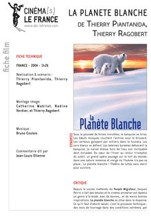 La planète blanche de Piantanida Thierry, Ragobert Thierry
