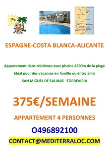 locations appartements Espagne
