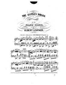 Partition complète, pour Gipsey Polka, D major, Leutner, Albert