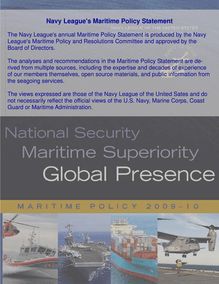 Navy league s maritime policy statement