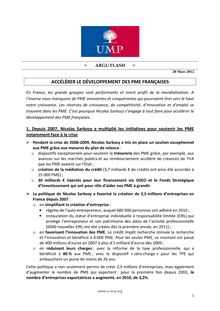 Accélérer le développement des PME françaises