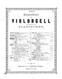 Partition de piano, Capriccio, Op.24, Goltermann, Georg