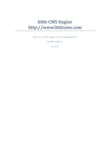 LittleCMS2.1 tutorial