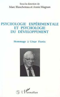 Psychologie expérimentée et psychologie du développement
