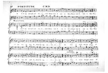 Partition Fortitude, Harmonious Strains, Consisting of Original Psalm & Hymn Tunes, Chants, Sanctus &c. Adapted pour Public ou Private Devotion; Composed & Arranged pour pour orgue ou Pianoforte by John Nicholls (Tipton)