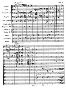 Partition , Allegro vivace, Symphony No.5 en D minor, Reformations-Sinfonie par Felix Mendelssohn
