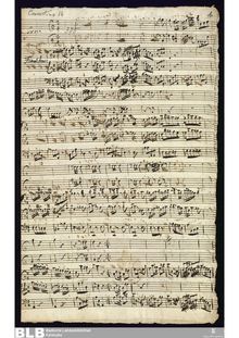 Partition complète et parties, Concertino pour 2 flûtes et 2 cornes en D major, MWV 8.11